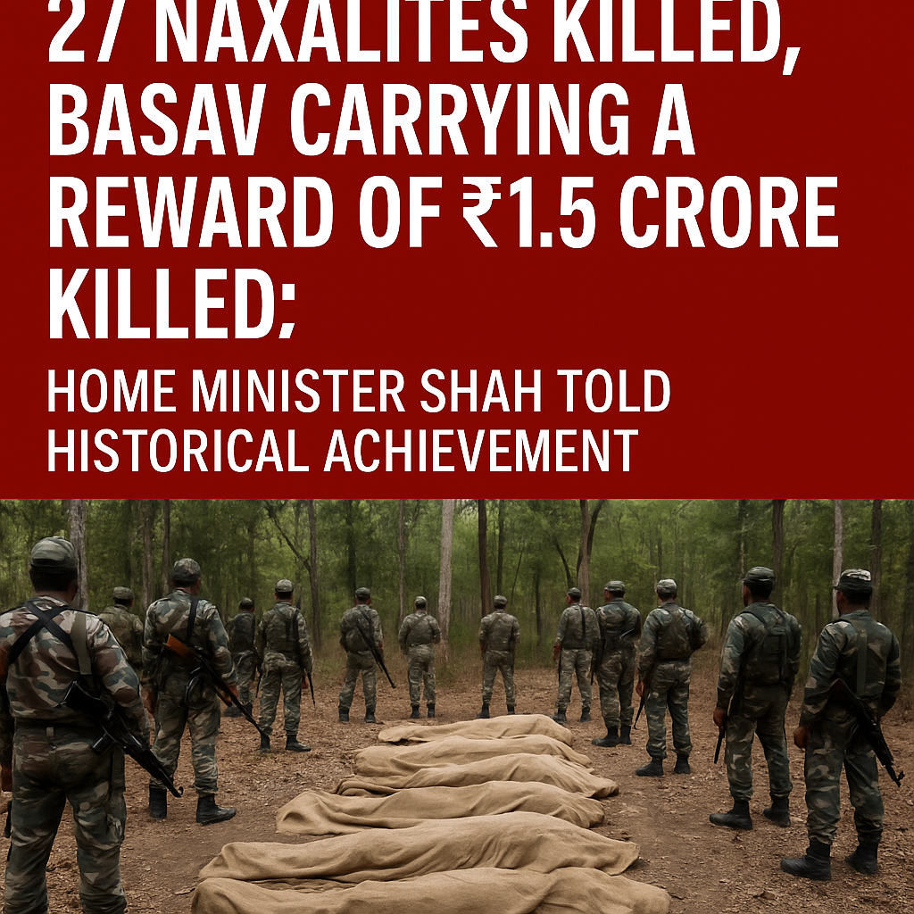 27 Naxalites Killed in Major Operation