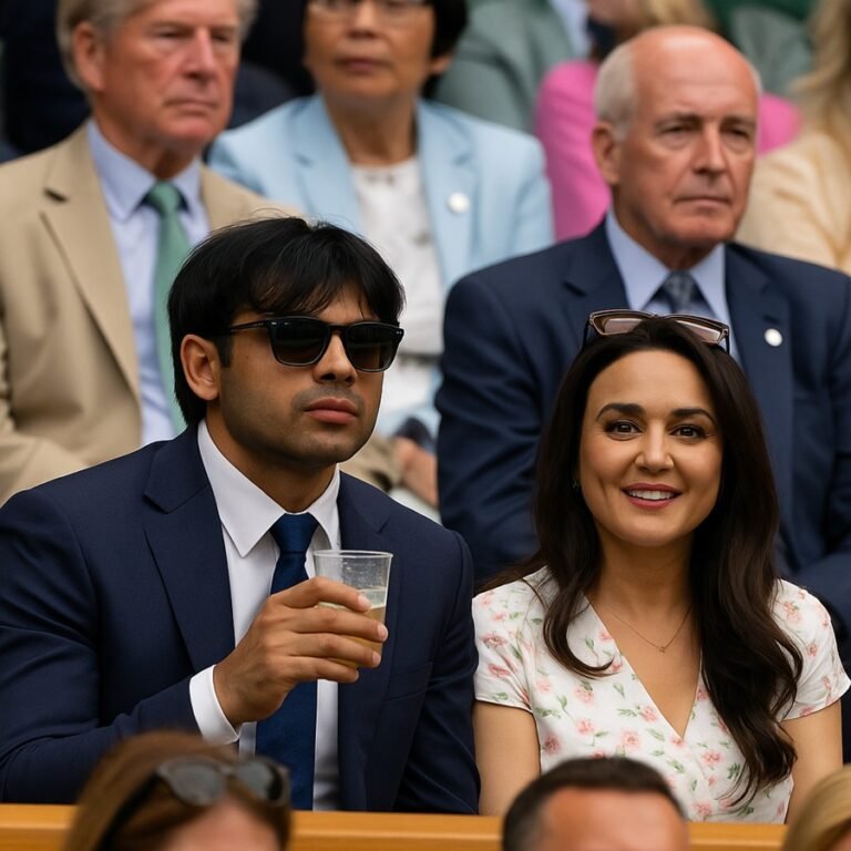 Neeraj Chopra and Preity Zinta Shine at Wimbledon 2025 Final