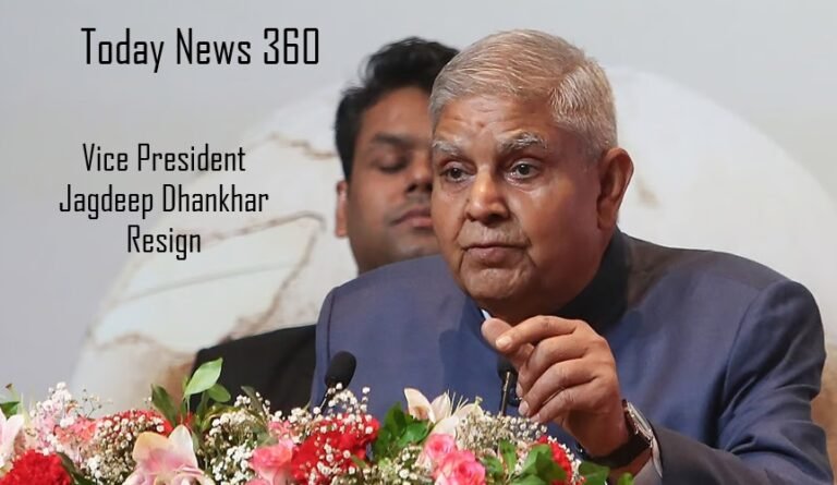 Vice President Jagdeep Dhankhar Resign