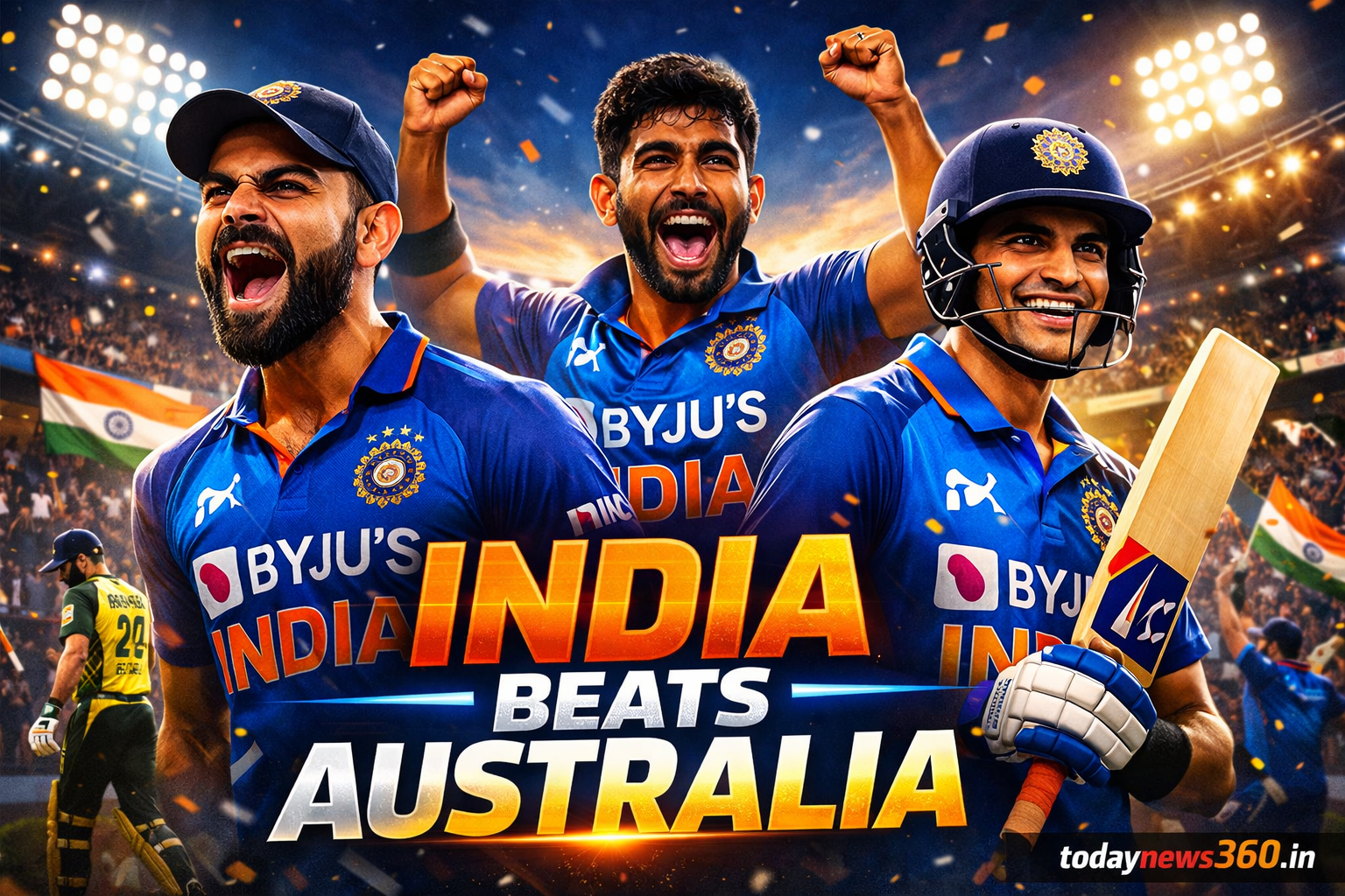 India Defeats Australia in Thrilling T20 Match Clinches Series in Style todaynews360.in