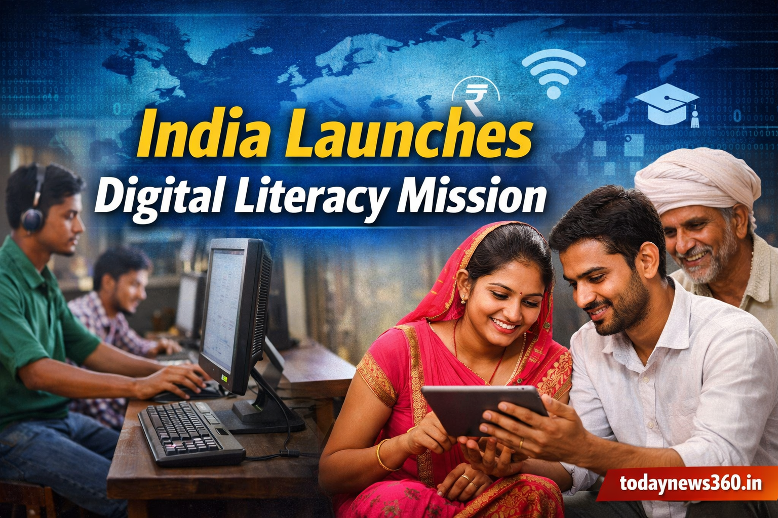 India Launches National Digital Literacy Mission for Rural Growth todaynews360.in