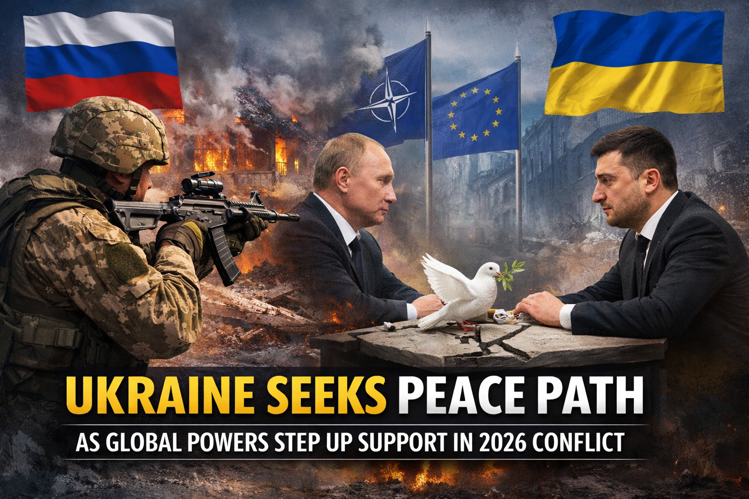 Ukraine Seeks Peace Path as Global Powers Step Up Support in 2026 Conflict bollywoodlifes.in
