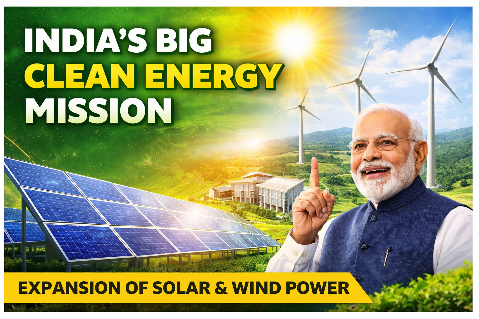 India Launches Nationwide Clean Energy Expansion Drive to Cut Carbon Emissions todaynews360.in
