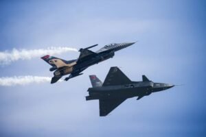 Selcuk Bayraktar Pilotless Fighter Jet Makes History with F-16 Air Combat Test