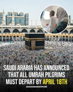 Saudi Arabia Exit Deadline: Umrah Visa Alert April 18 todaynews360.in 