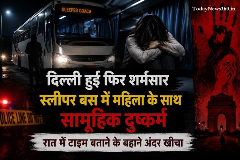 स्लीपर बस में महिला से सामूहिक दुष्कर्म Gang Rape Of Woman In Sleeper Bus