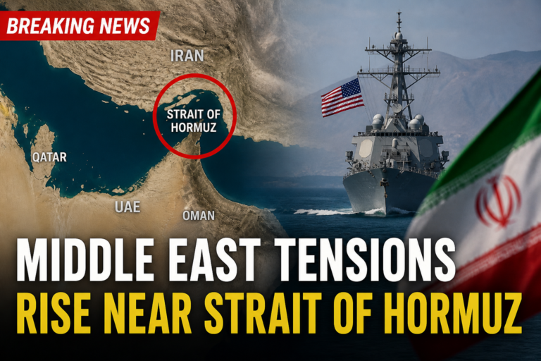 Middle East Crisis 2026 Strait of Hormuz Tensions Rise Todaynews360.in
