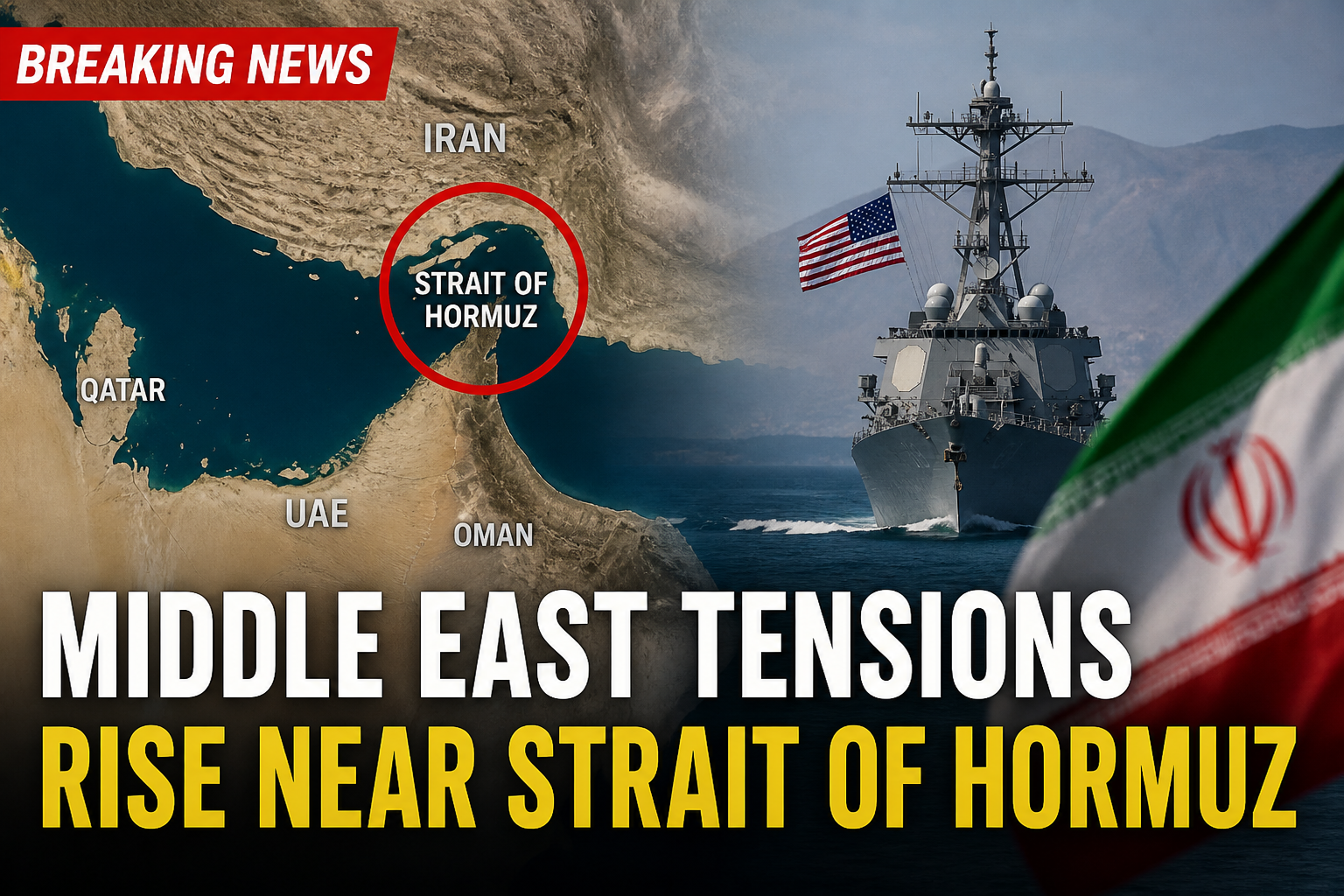 Middle East Crisis 2026 Strait of Hormuz Tensions Rise Todaynews360.in