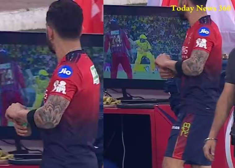 virat kohli watching csk match Urvi Patel