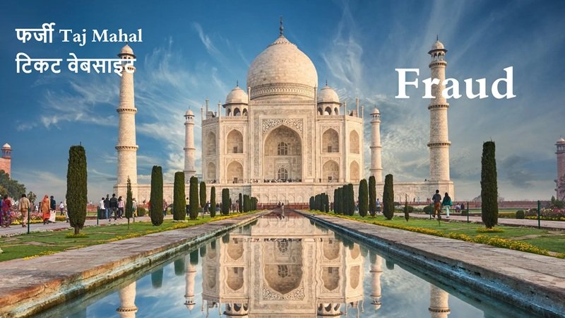 फर्जी Taj Mahal टिकट वेबसाइट Taj Mahal Ticket Online