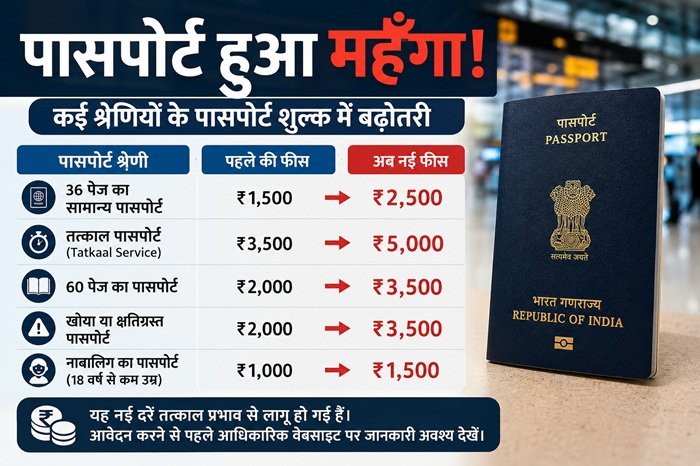 पासपोर्ट Passport Fees