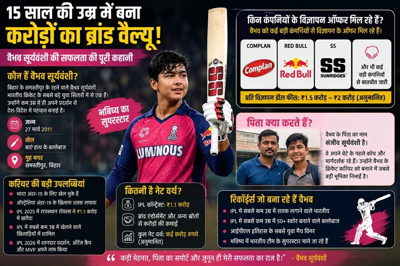 Vaibhav Suryavanshi Net Worth Father